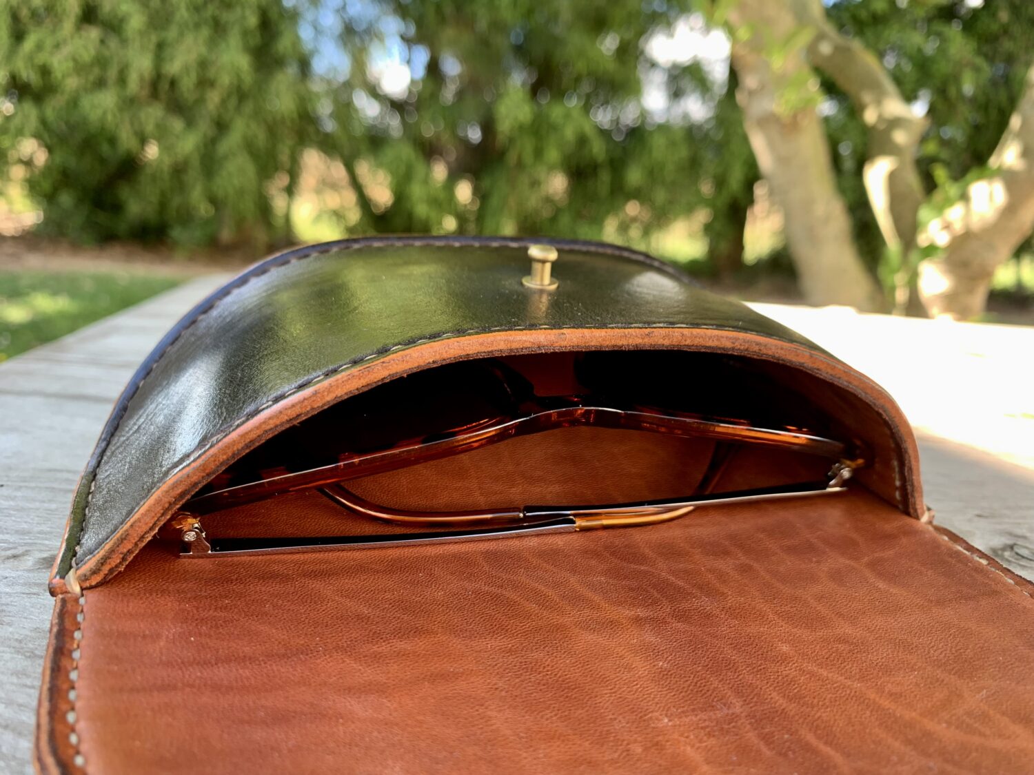 Leather Eyeglasses Sunglasses / Eyewear Case - Image 6