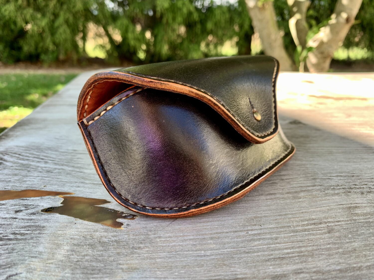 Leather Eyeglasses Sunglasses / Eyewear Case - Image 3